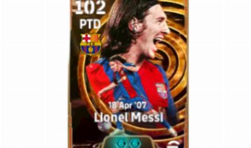 Conta efootball com messi big time 110