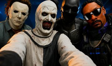 CONTA WARZONE/ TERRIFIER ART/ BLACKNOIR/ MICHAEL MYERS/ SNOOP DOG E MUITO MAIS