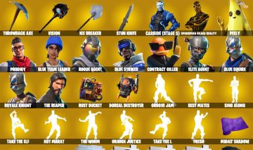 CONTA FORTNITE CEIFADOR, CALEIROS S2, MIDAS GOLD, TAK THE L & 186 SKINS