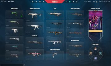 CONTA VALORANT COMPLETA (+3.3 INVESTIDOS) MUITAS SKINS E PREÇO NEGOCIÁVEL