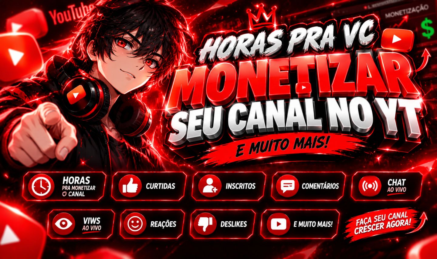 DESIGNER GRAFICO | THUMBNAILS PROFISSIONAIS | YOUTUBE, ANÚNCIOS E REDES SOCIAIS