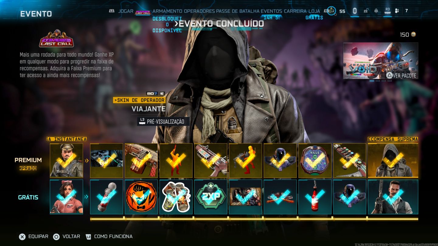 Conta com top 250, 25 win avalon, Nuke
