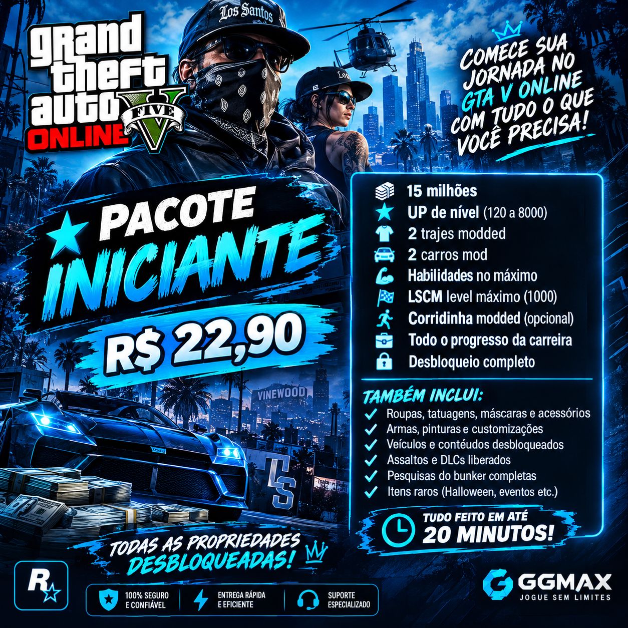 Upagem de contas GTV-PC