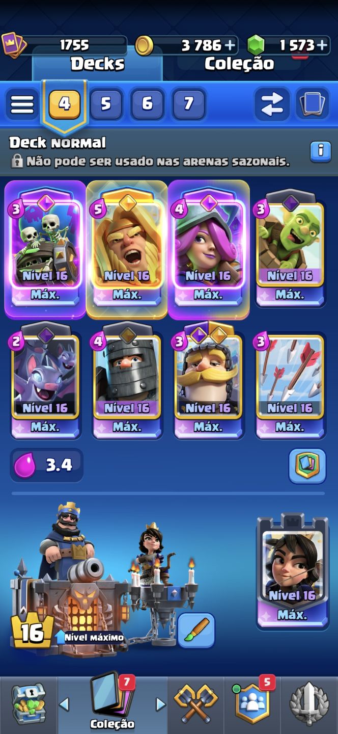 CONTA CLASH ROYALE 14K TROFÉUS PROMOÇÃO !