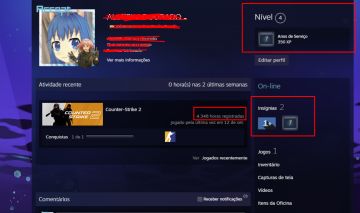 CONTA CS2 PRIME - LEVEL 12 GAMERSCLUB (MEDALHAS + COMPROVANTE + 4500HORAS)