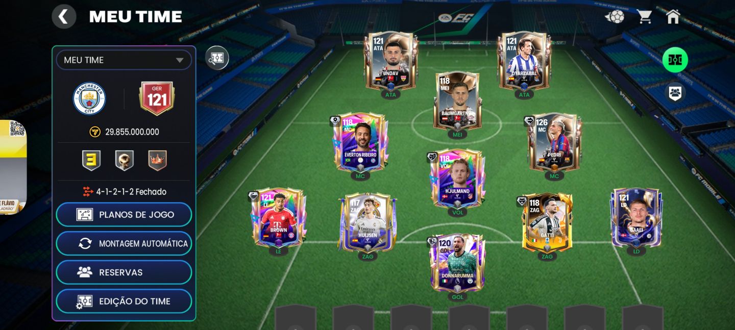 CONTA FC MOBILE 27 GER 121 ( PARA RÁPIDO E VALOR ÚNICO DO MERCADO.)