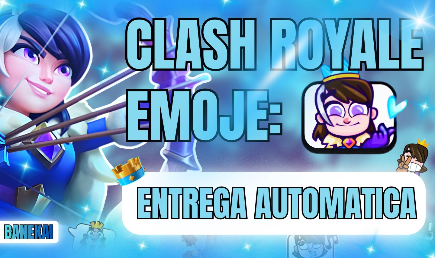 CLASH ROYALE TODOS OS EMOJES NO MOMENTO - [ENTREGA AUTOMATICA]