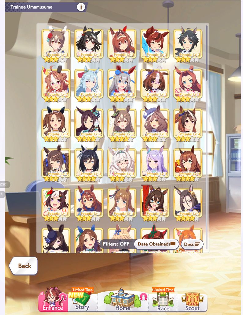 Conta Umamusume Global Rank S4 256kk Power Competitivo e Pronta pra Meta!
