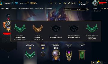 Conta de lol handlvl ESMERALDA 3 FULL DADOS + ÚNICO DONO