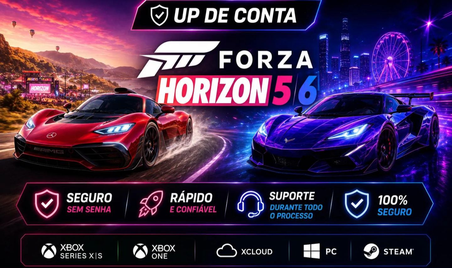 FORZA HORIZON 5 e 6 UP DE CONTA | XCLOUD XBOX e PC MAIS BARATO