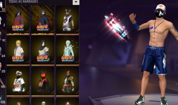 Conta Free Fire - Skin Exclusiva e Itens Raros (skins do naruto)