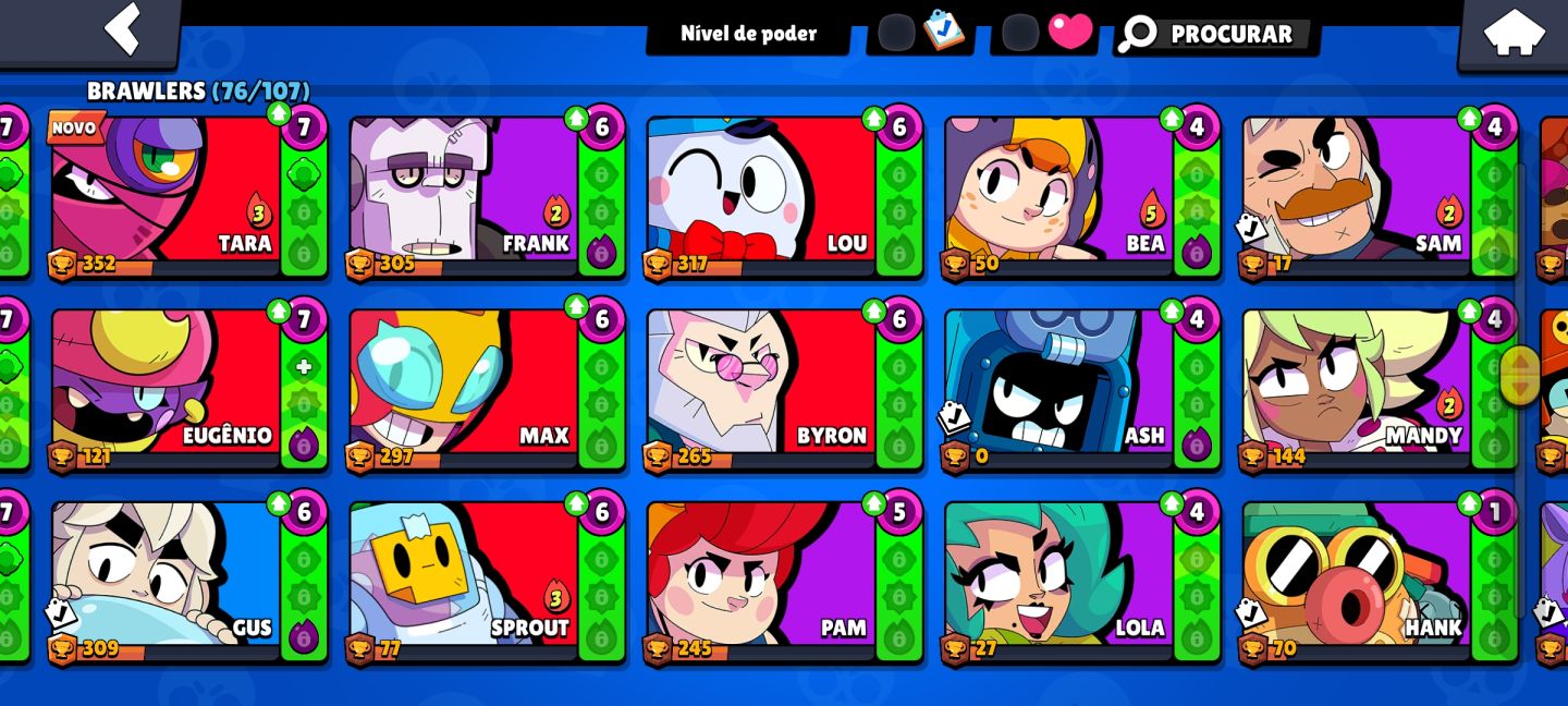 Conta de brawl stars top e barata pra sair rapido