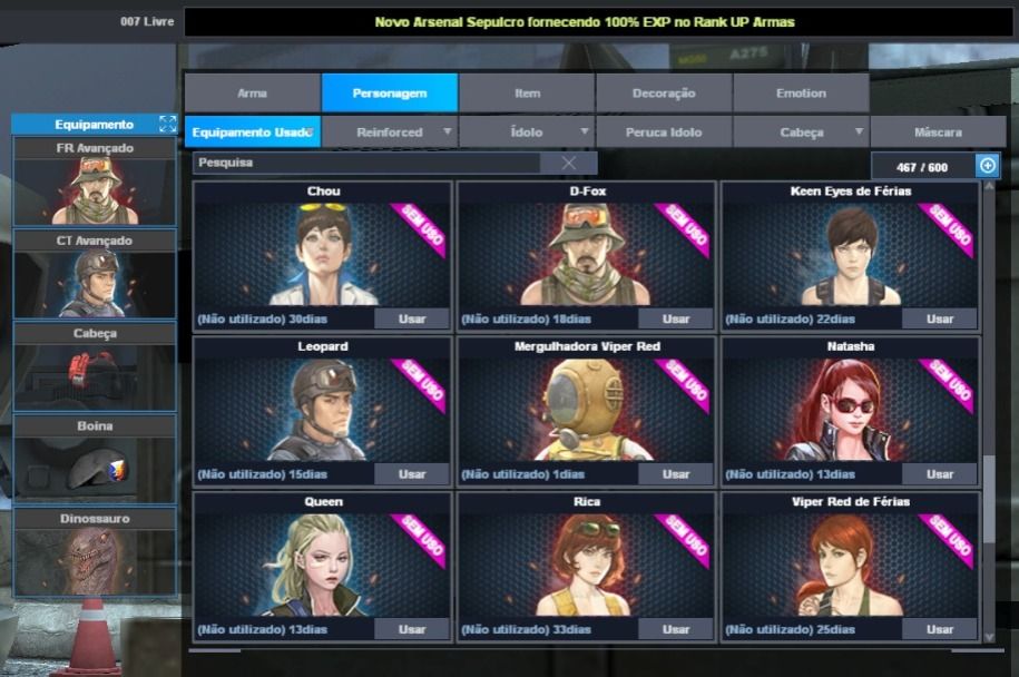 CONTA POINT BLANK GENERAL DE DIVISÃO