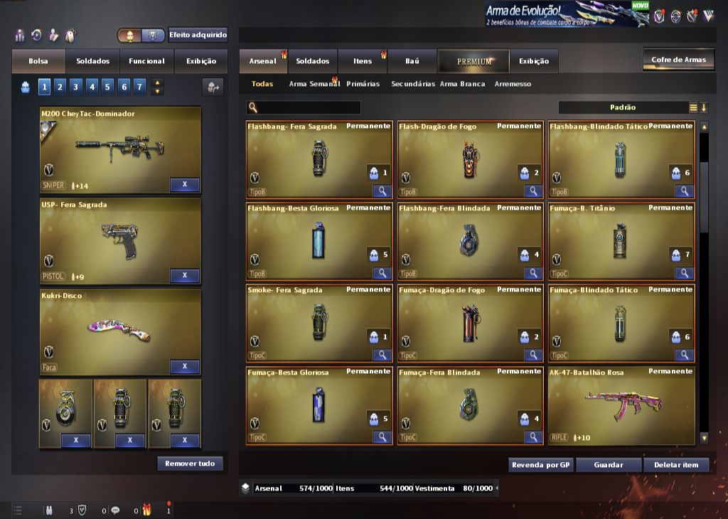 CONTA CROSSFIRE COM 87 VIPS, VÁRIAS VITORIOSAS E PERFEITA PARA TODOS OS MODOS!