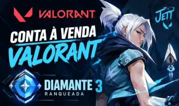 Conta Valorant diamante 3 com 8 skins de vandal