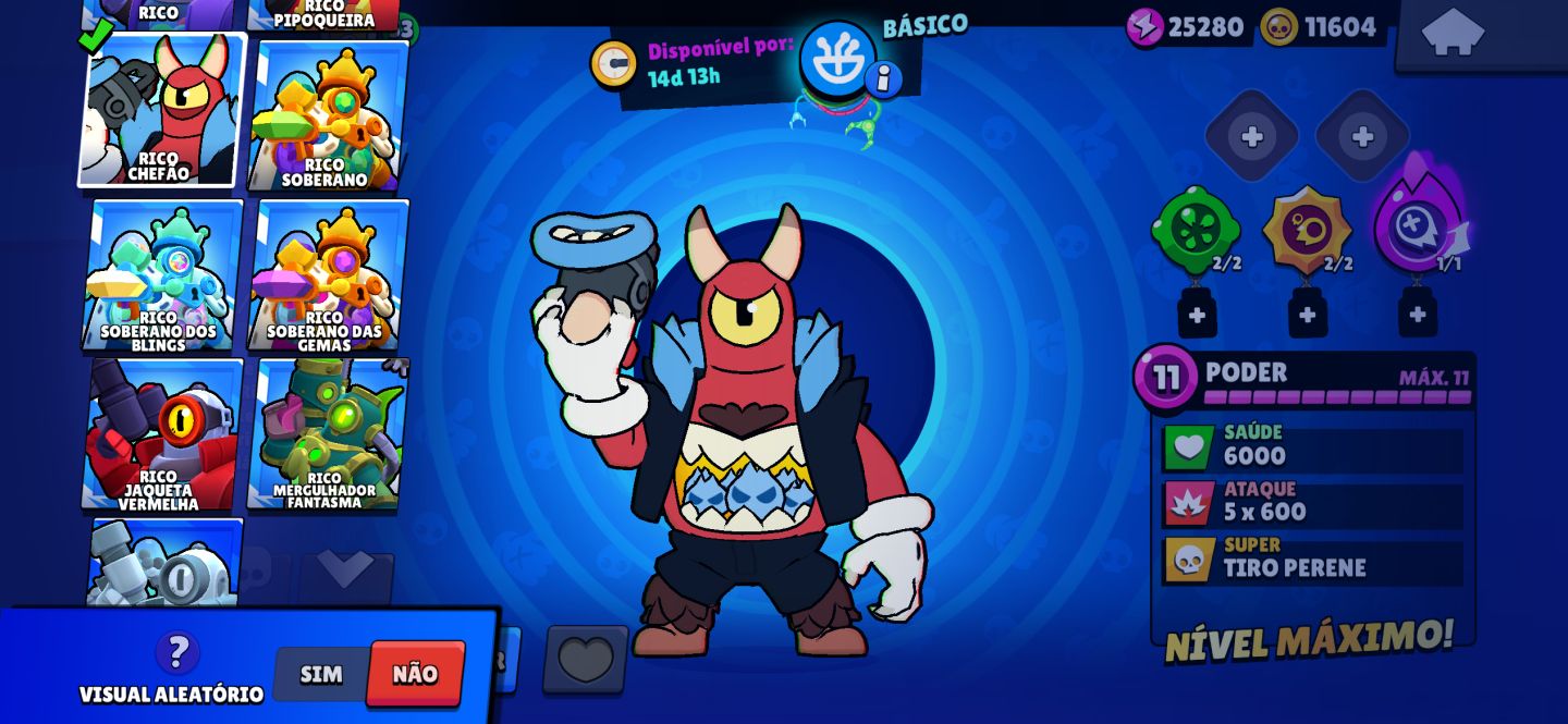 Conta Brawl Stars 65k+ | conta: 2021 | prestígio: 44 | skin: 434 | Hipercarga:85