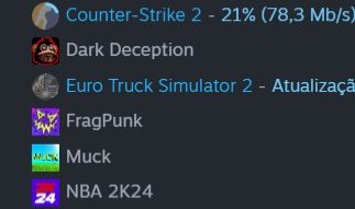 Conta Steam nba 2k24 e Euro truck