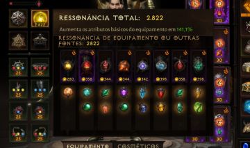 Conta diablo immortal - 2800 ressonância
