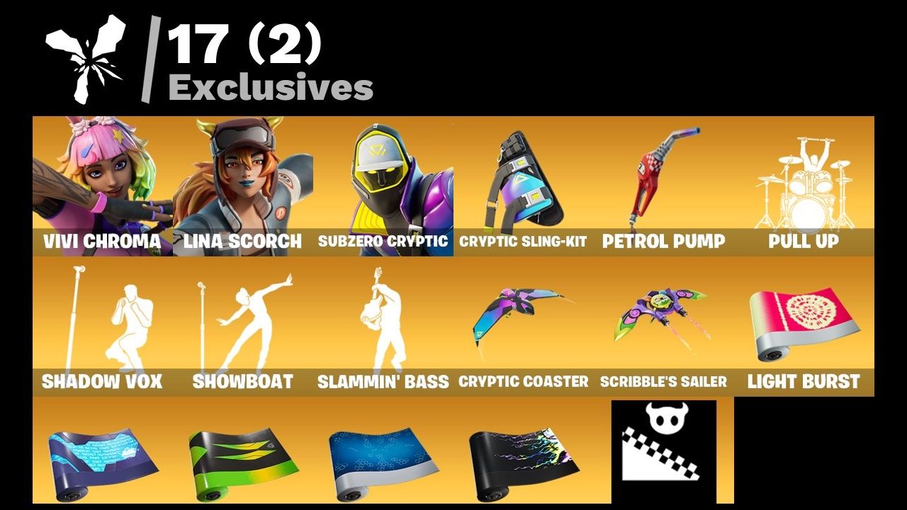 Conta FORTNITE 32 SKINS/Capitão Galinha/Lorenzo/Vivi Chroma/Daigo