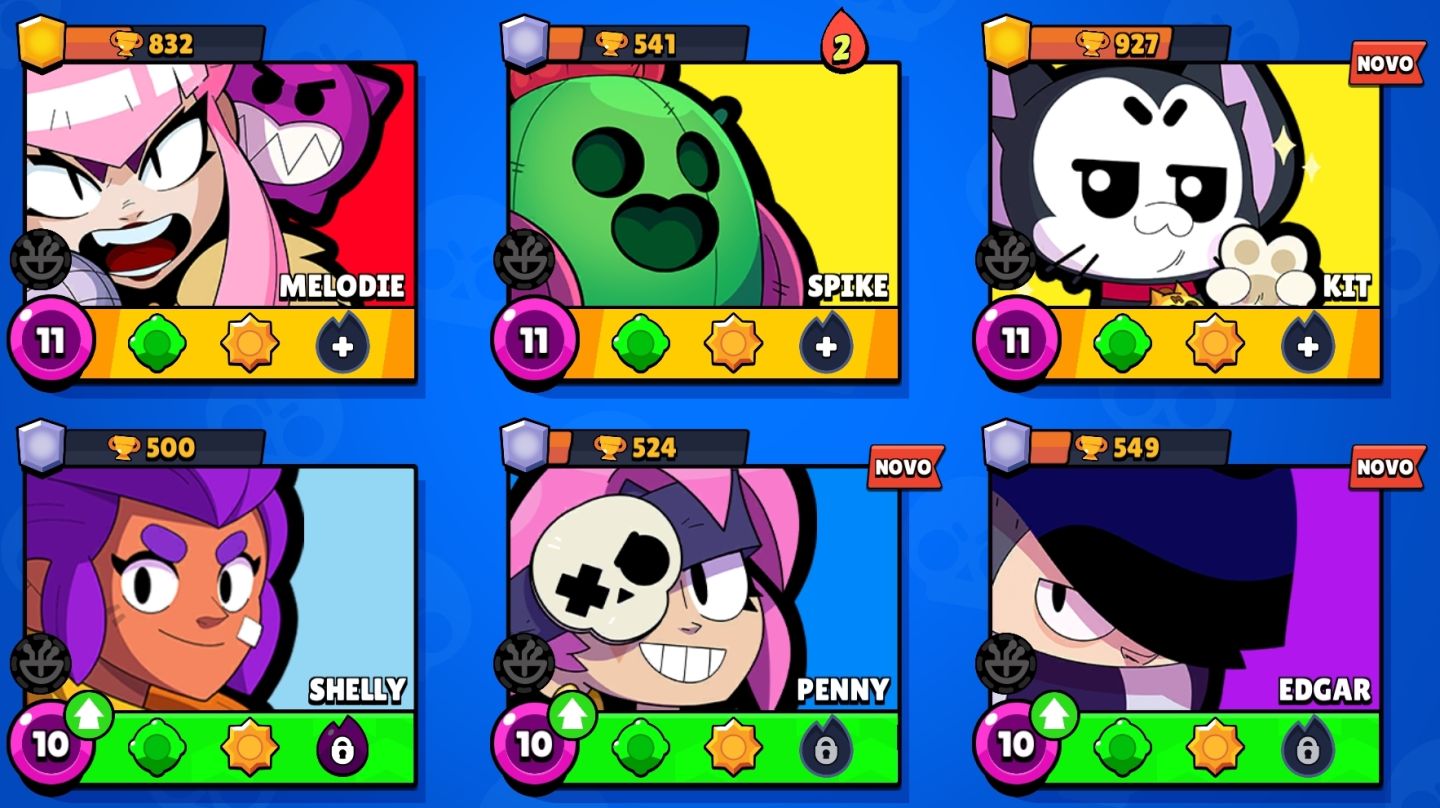 CONTA BRAWL STARS DE COLECIONADOR + CONTA CLASH ROYALE MUITO RARA