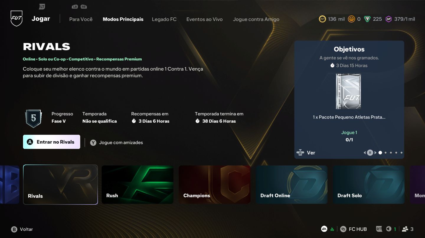 CONTA FC27 ULTIMATE TIME META DE 2KK + 200K DE COINS (+2000 FC POINTS)