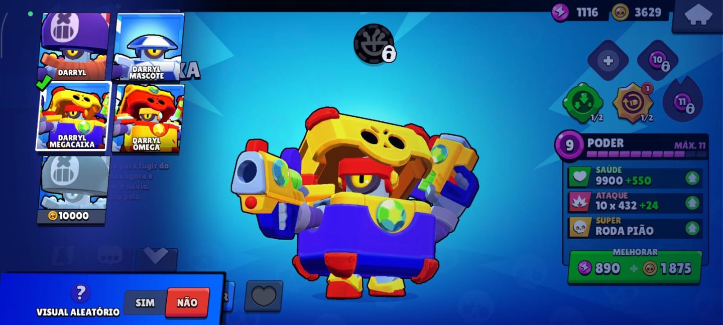 OFERTA DE CONTA DE BLAWL STARS 2020 COM SKIN