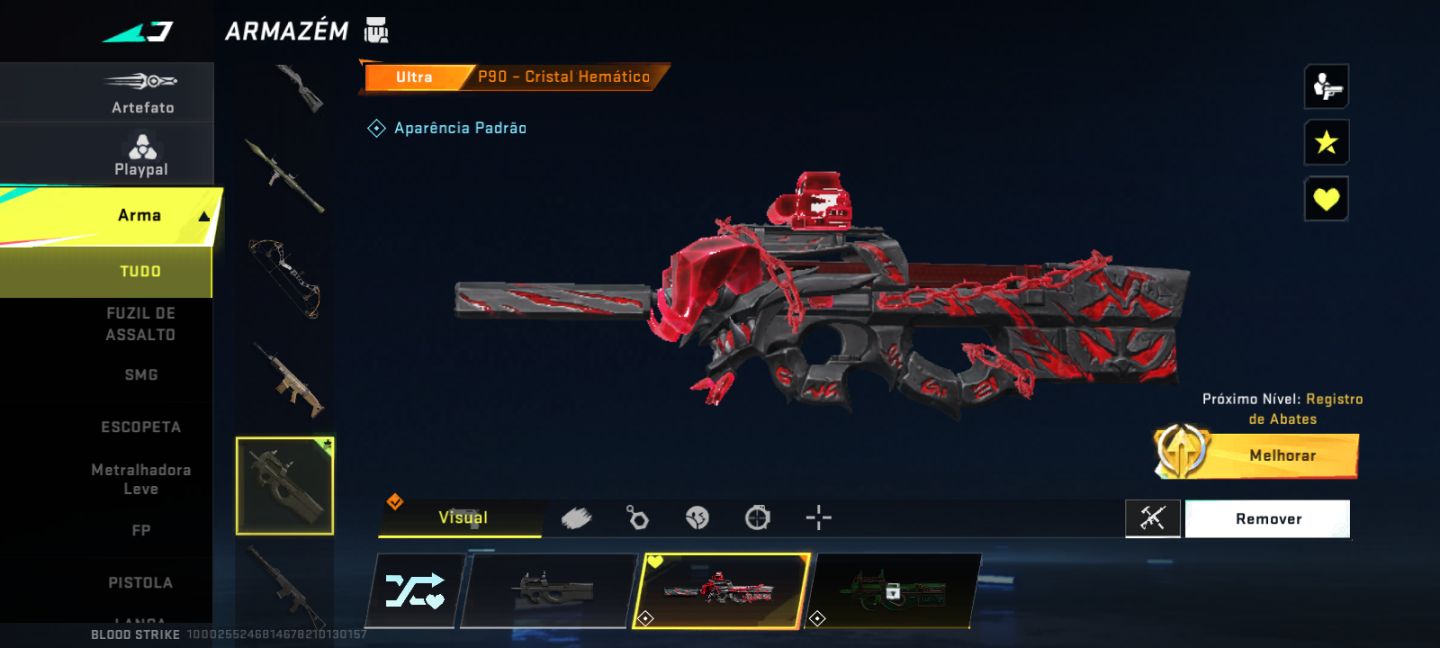 CONTA COM P90 CRISTAL HEMATICO + CAIXOTE!