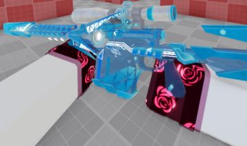 Luva rose Sniper arena Roblox