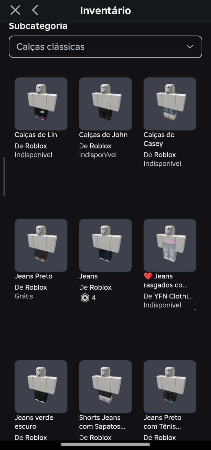 Conta Roblox Antiga Rarinha