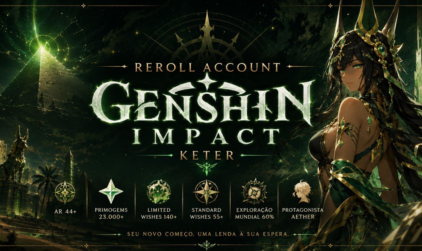 Reroll Account 160+ Limited Wishes Ar44+ Server America