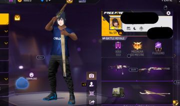 Conta de Free Fire com muitos diamantes gastos