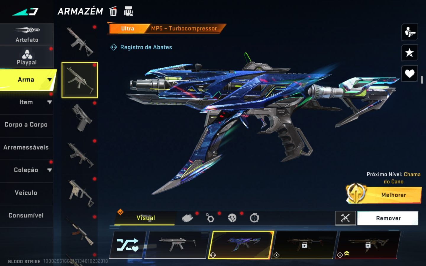 Conta de blood strike/ com skins raras/ pra sair logo