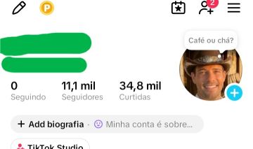 CONTA TIK TOK BR 11.OOO SEGUIDORES COM (VITRINE ON + PROGRAMAS DE RECOMPESAS $ )