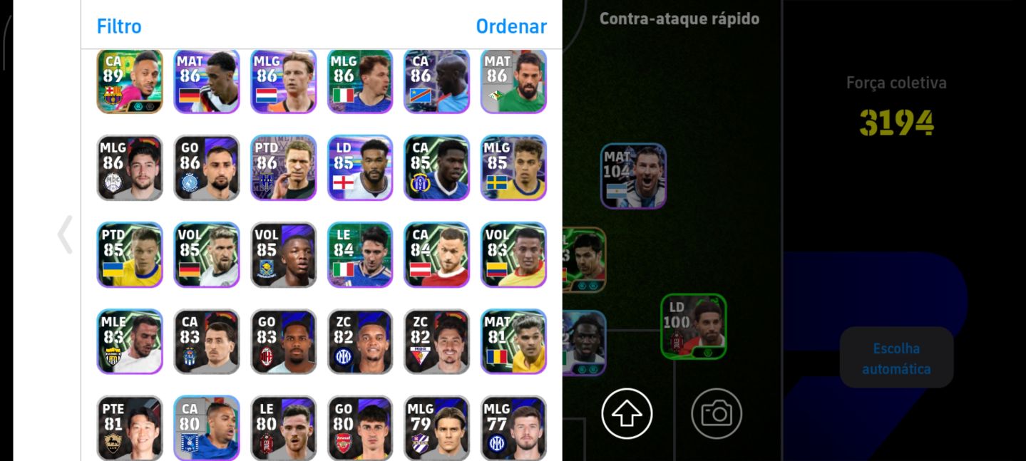CONTA DE EFOOTBOL MUITO BOA!!!