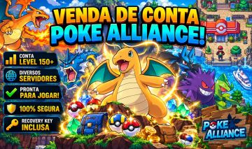 Contas Level 150+ POKE ALLIANCE (PKA) | Todos servidores