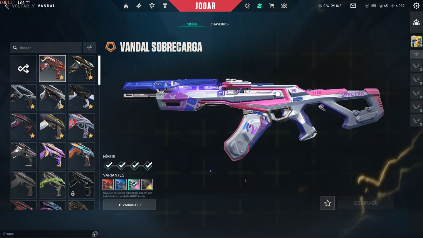 CONTA VALORANT | ASCENDENTE 2 | +R$ 3.052 INVESTIDOS | MUITAS SKINS