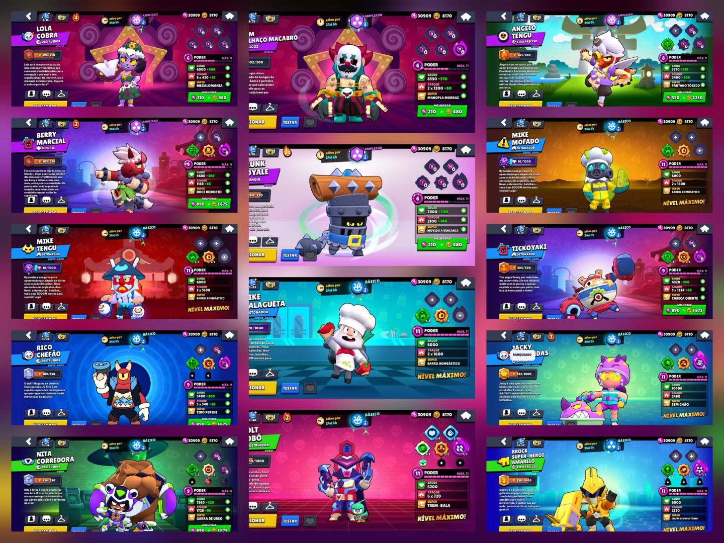 Conta de Brawl stars 46K de troféus