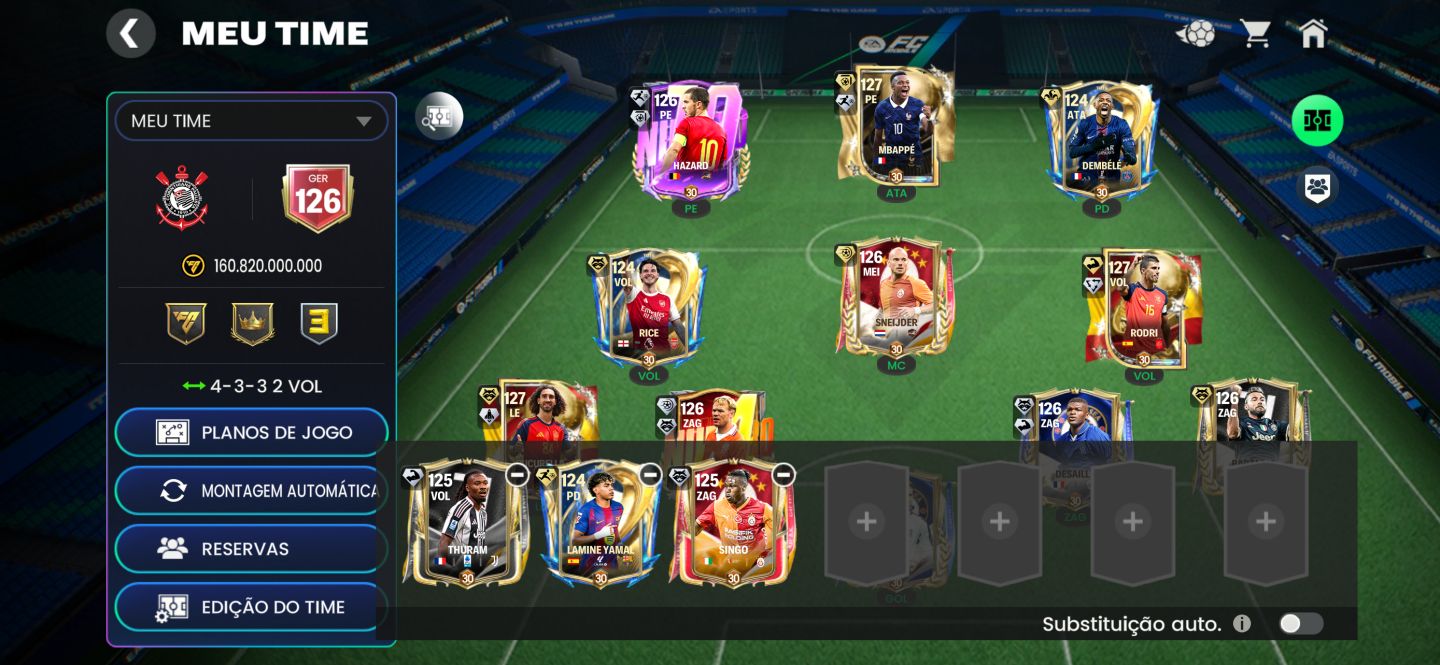 Conta Mbappé 127 meta