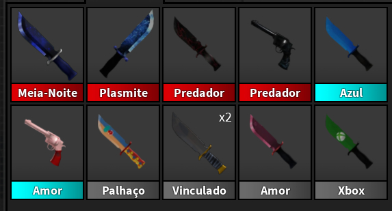 Facas e Armas Murder Mystery 2 | MM2 |
