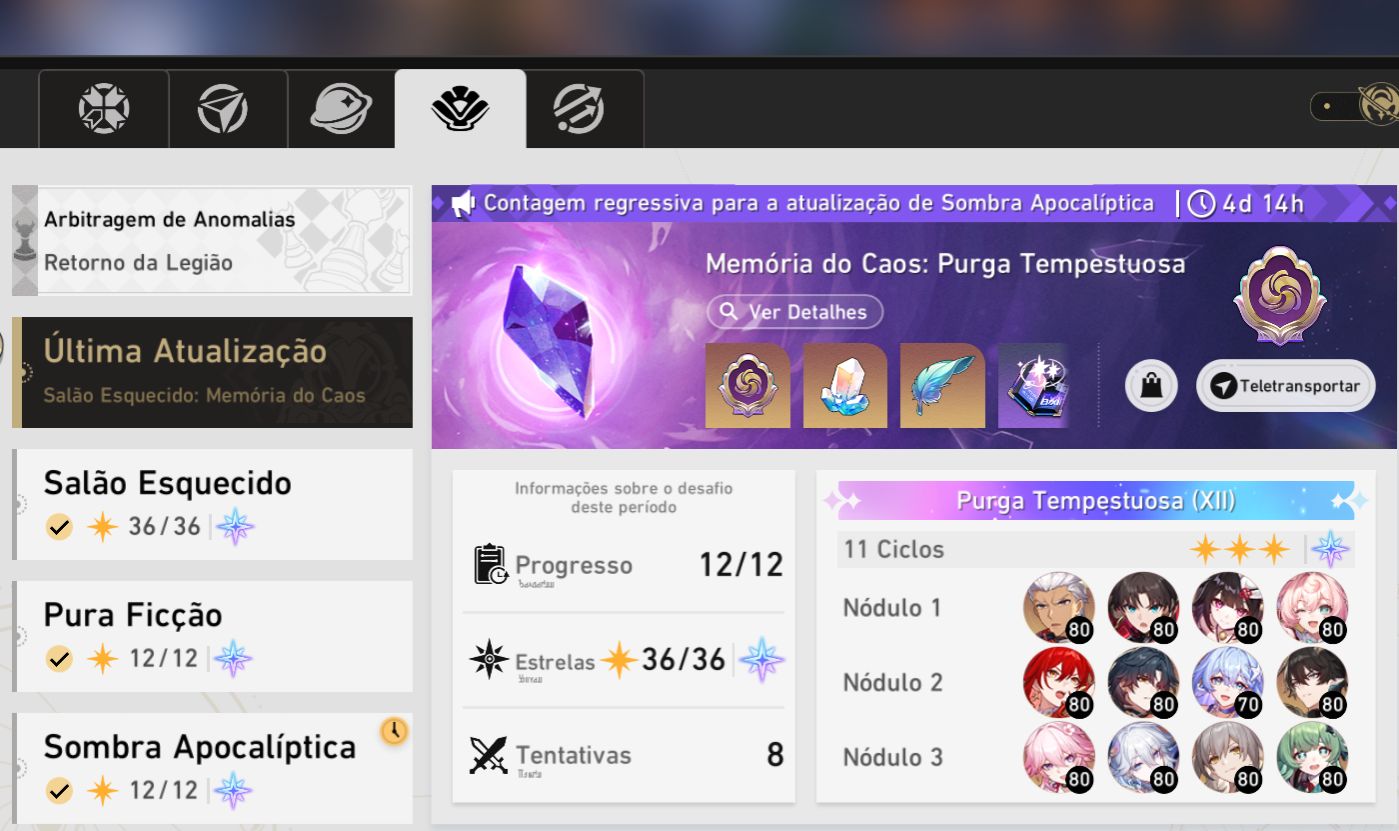 [NA] Honkai Star Rail - Endgame | Nvl 70 | 3 times meta / 19 5-Star Characters