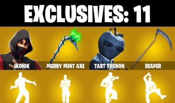 CONTA FORTNITE COM 97 SKINS-IKONIK-MINT-TRYHARD