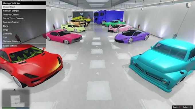 GARAGENS GTA ONLINE COM CARROS MODDED A SUA ESCOLHA (entrega rápida)