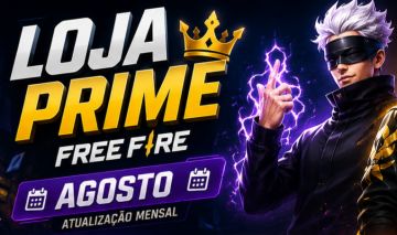 LOJA PRIME AGOSTO - FREE FIRE (SAMURAI, EVOLUTIVAS E MUITO)
