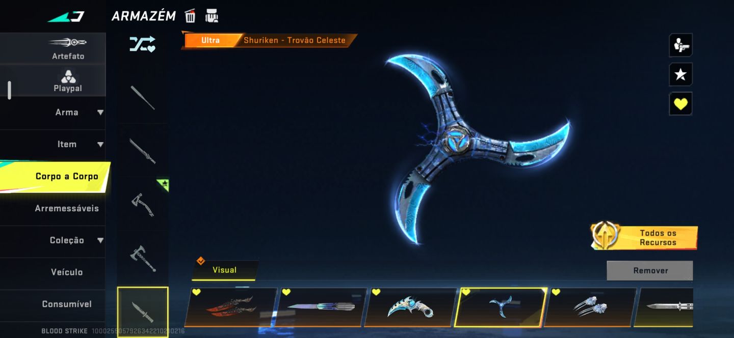 (Pra sair rapido) conta blood-strike, 5 eternas, 5 passes, Conta via netease