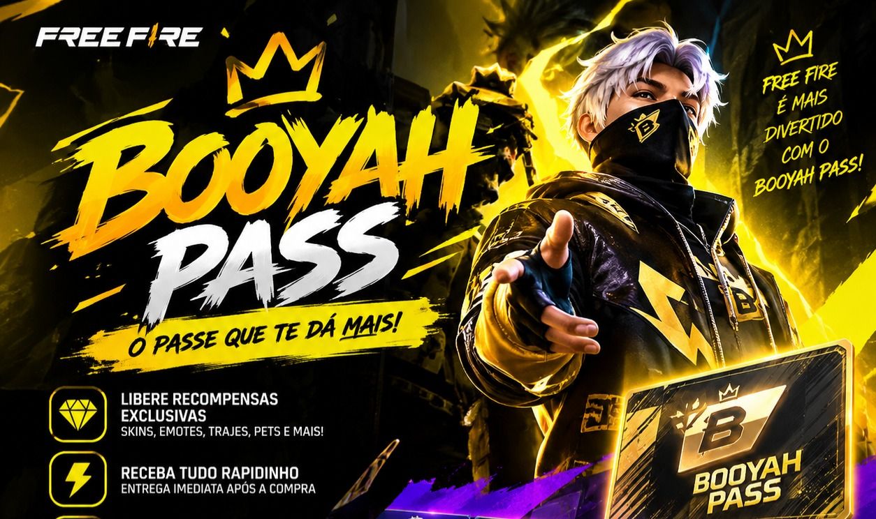 Passe Booyah Free Fire | Desbloqueie Recompensas