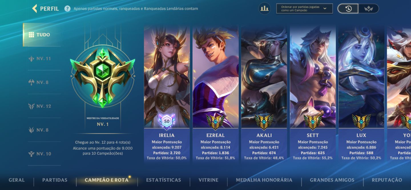 Conta Wild Rift