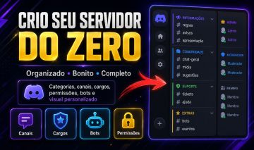 Crio seu Servidor Discord