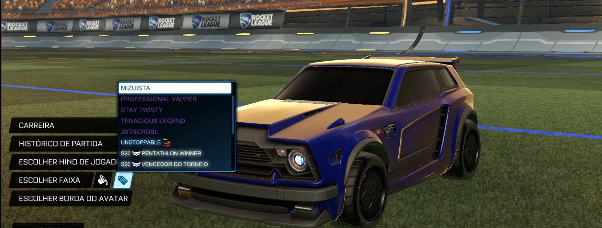 CONTA ROCKET LEAGUE COM 2 TAGS DE TORNEIO SSL + dominus branco e fennec