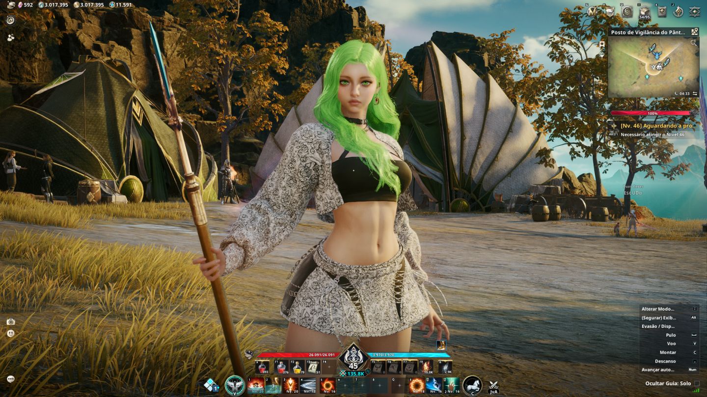 AION 2 | Conta Chanter, CP 135,8k ,GS 2600, Elyos - Serve Ariel - 2 alts