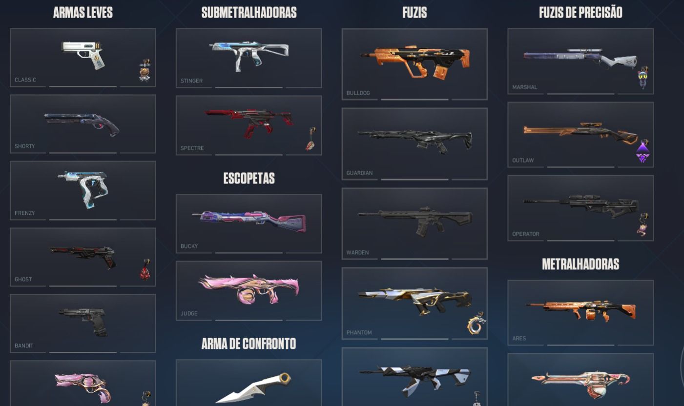CONTA DE VALORANT COM MUITAS SKINS INCLUINDO CHAMPIONS 2024 E 2026